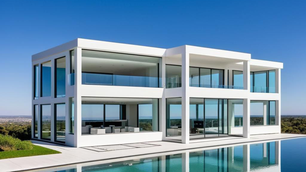 Resort exterior architectural view