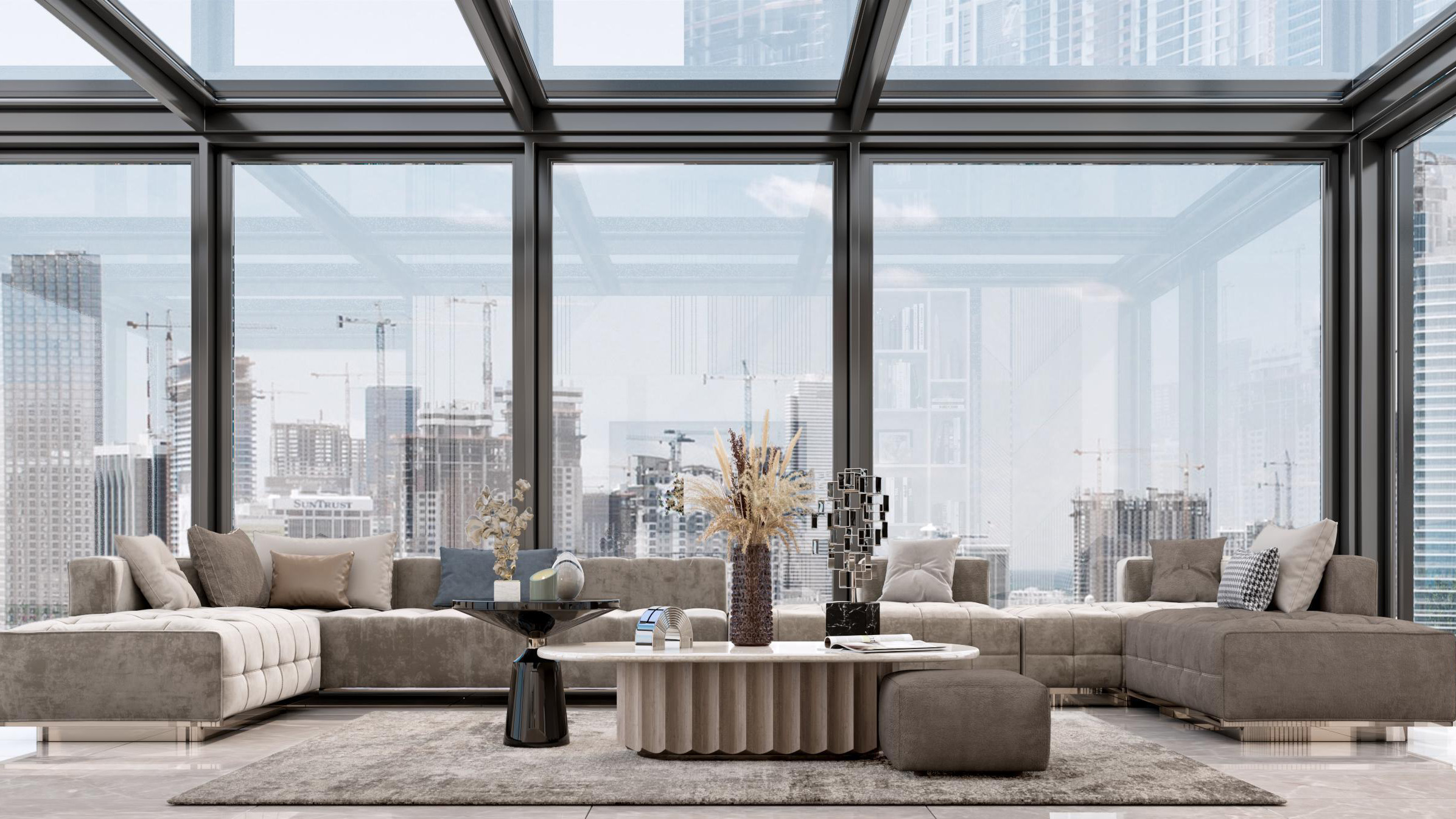 Glass-Facade Apartment – Turkey